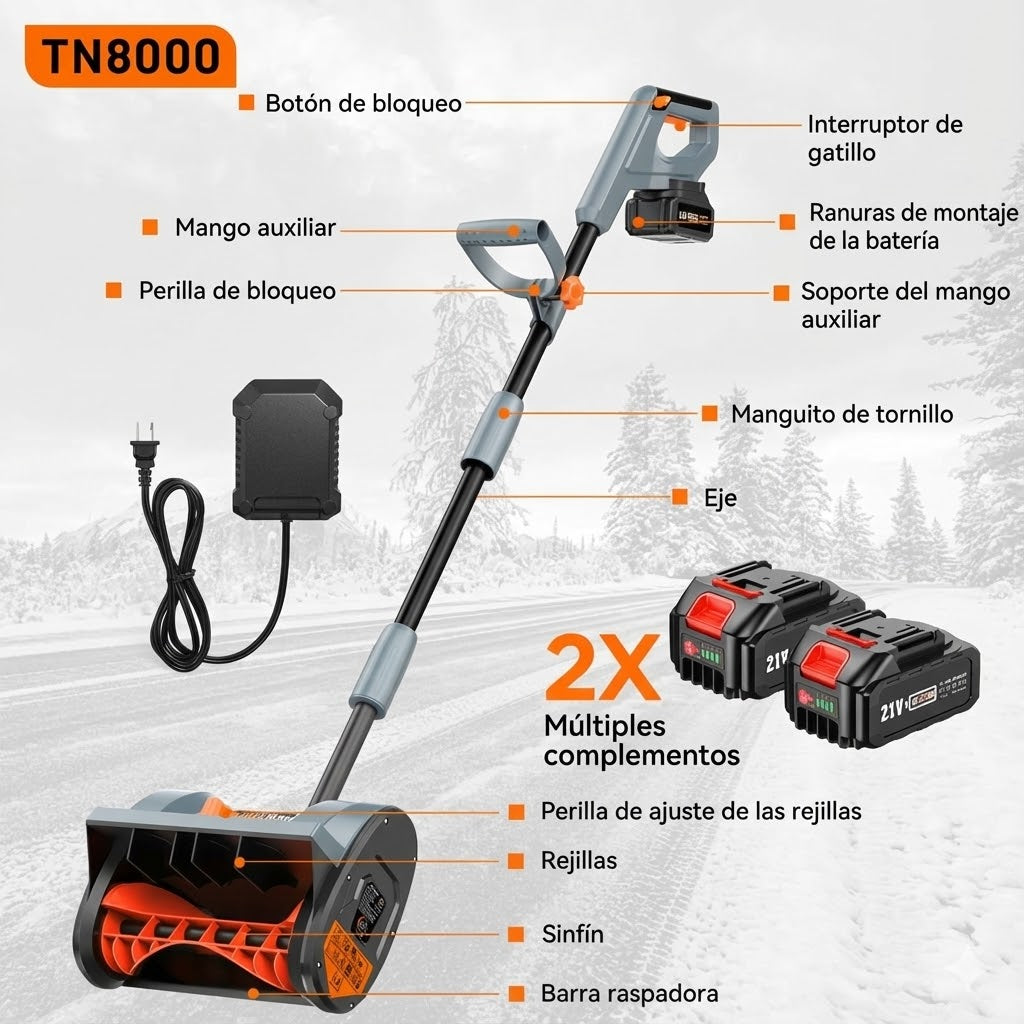 Quitanieves inalámbrico